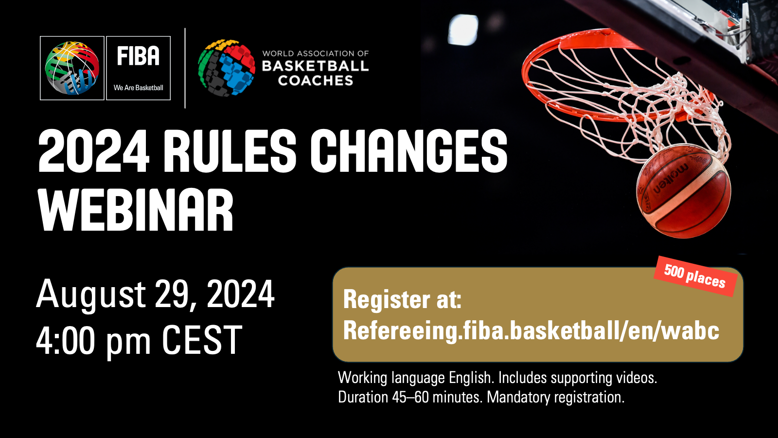 Webinar registration
